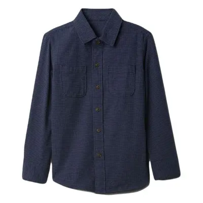 GAP V-LS FLANNEL Chlapecká košile, tmavě modrá, velikost