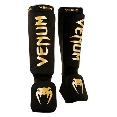 Venum KONTACT SHIN GUARDS Chrániče holení, černá, velikost