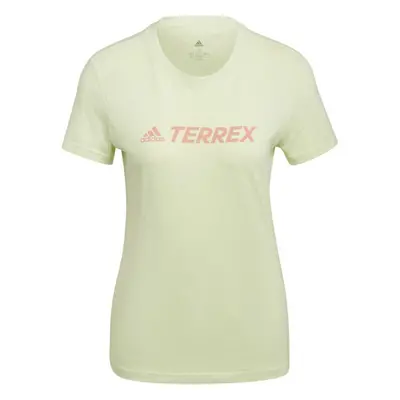 adidas TERREX TEE Dámské outdoorové tričko, světle zelená, velikost