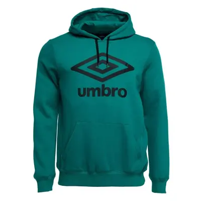 Umbro FW LARGE LOGO Pánská mikina, tmavě zelená, velikost