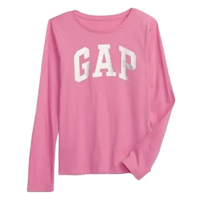 GAP VAL LOGO 2PK Dívčí tričko, růžová, velikost