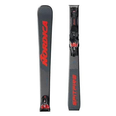 Nordica SPITFIRE DC PRO + FDT XCELL GW Sjezdové lyže, tmavě šedá, velikost