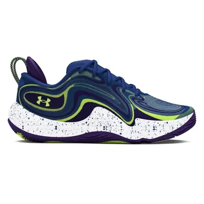 Under Armour SPAWN SOS Pánské basketbalové boty, modrá