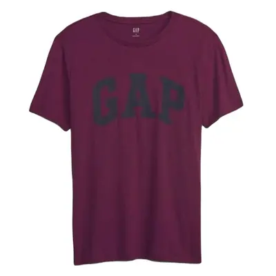 GAP LOGO Pánské tričko, vínová, velikost