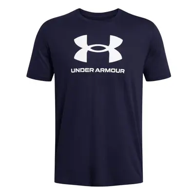 Under Armour SPORTSTYLE Pánské tričko, tmavě modrá, velikost