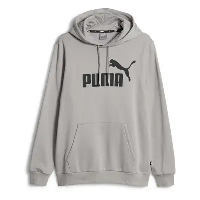 Puma ESSENTIALS BIG LOGO HOODIE Pánská sportovní mikina, šedá, velikost