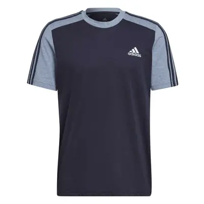 adidas MELANGE TEE Pánské tričko, tmavě modrá, velikost