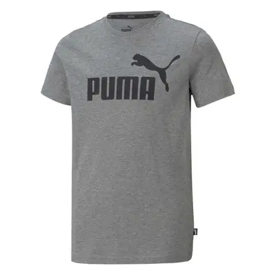 Puma ESSENTIALS LOGO TEE Chlapecké triko, šedá, velikost