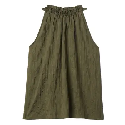 GAP CRINKLE Dámský top, khaki, velikost