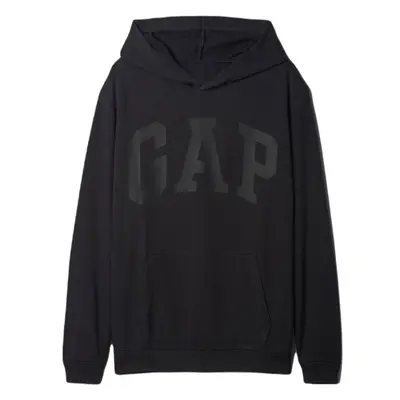 GAP LARGE TONAL LOGO Pánská mikina, černá, velikost