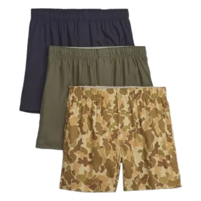 GAP V-3PK BOXERS Pánské boxerky, khaki, velikost