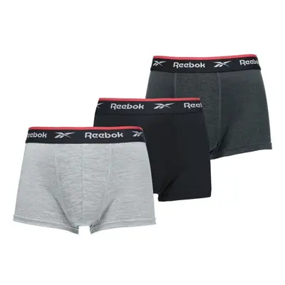 Reebok TRUNK REDGRAVE 3PK Pánské boxerky, černá, velikost