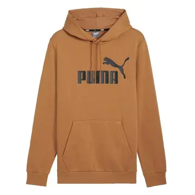 Puma ESSENTIALS BIG LOGO HOODIE Pánská sportovní mikina, hnědá, velikost