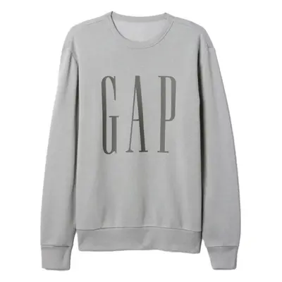 GAP FLEECE Pánská mikina, šedá, velikost