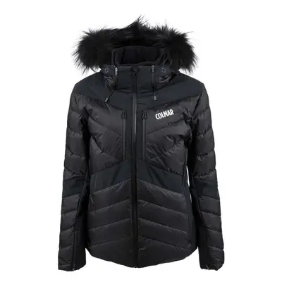 Colmar L.DOWN JACKET+F Dámská péřová lyžařská bunda, černá, velikost