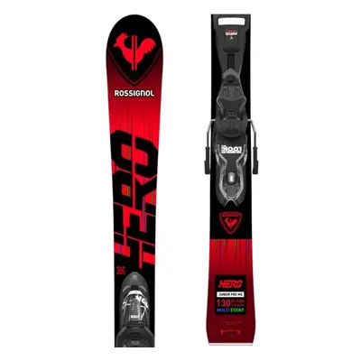 Rossignol HERO JUNIOR XPRESS + JR EXPRESS GW Dětské sjezdové lyže, červená, velikost