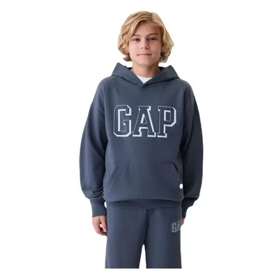 GAP V-FRCH LOGO Chlapecká mikina, tmavě modrá, velikost