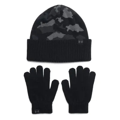 Under Armour BEANIE COMBO Set čepice a rukavice, černá, velikost