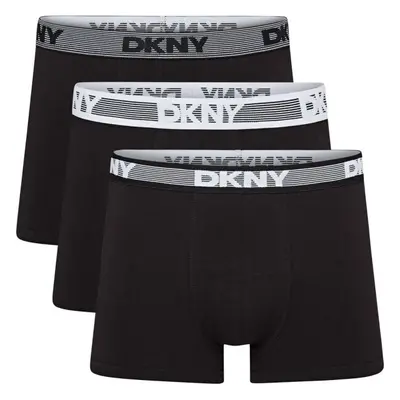 DKNY LOS ANGELES Pánské boxerky, černá, velikost