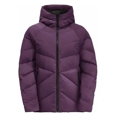 Jack Wolfskin MARIENPLATZ Dámská péřová bunda, vínová, velikost