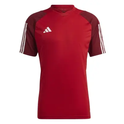 adidas TIRO JERSEY Pánský fotbalový dres, červená, velikost