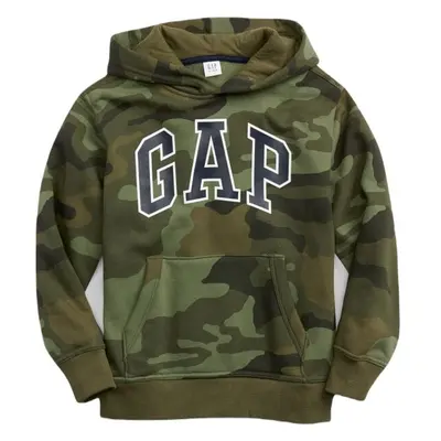 GAP V-CAMO ARCH Chlapecká mikina, khaki, velikost