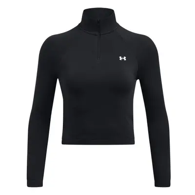 Under Armour VANISH SEAMLESS 1/4 ZIP Dámské tričko, černá, velikost