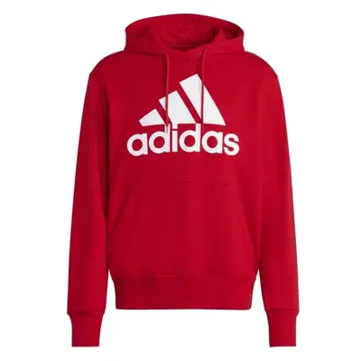 adidas BIG LOGO HOODIE Pánská mikina, červená, velikost