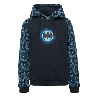 Warner Bros BATMAN POWER HOODIE Chlapecká mikina, tmavě modrá, velikost