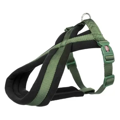 TRIXIE PREMIUM HARNESS Postroj, tmavě zelená, velikost