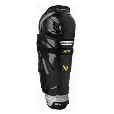 Bauer SUPREME M3 SHIN GUARD INT Juniorské chrániče holení, černá, velikost