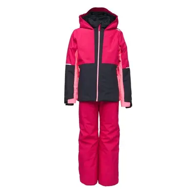 CMP KID G SET JACKET AND PANT Dívčí lyžařský komplet, růžová, velikost