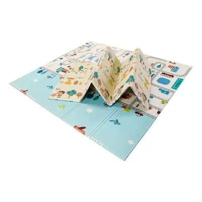 ASALVO PLAY MAT 120*180 cm Skládací hrací podložka XL, mix, velikost