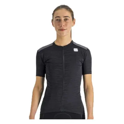 Sportful KELLY W SHORT SLEEVE JERSEY Dámský cyklistický dres, černá, velikost