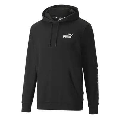 Puma ESSENTIALS + TAPE HOODIE TR Pánská mikina, černá, velikost