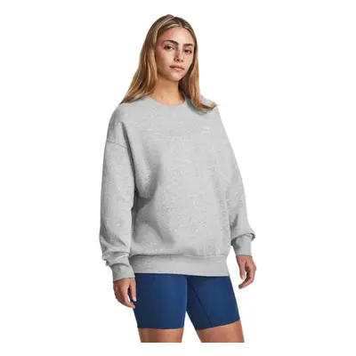 Under Armour ESSENTIAL FLC OS CREW Dámská mikina, šedá, velikost