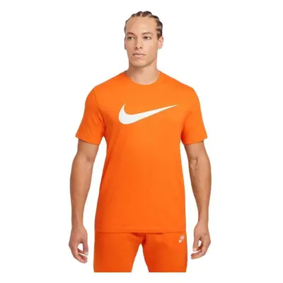 Nike NSW TEE ICON SWOOSH Pánské tričko, oranžová, velikost