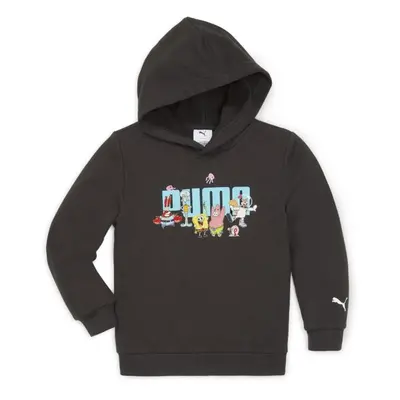 Puma SPONGEBOB HOODIE Dětská mikina, černá, velikost