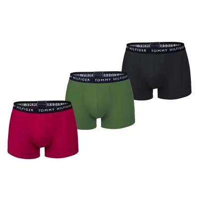 Tommy Hilfiger 3P TRUNK Pánské boxerky, černá, velikost