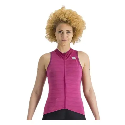 Sportful KELLY W SLEEVELESS JERSEY Dámské cyklistické triko, fialová, velikost