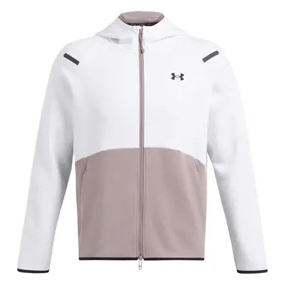 Under Armour UNSTOPPABLE FLEECE Pánská mikina, bílá, velikost