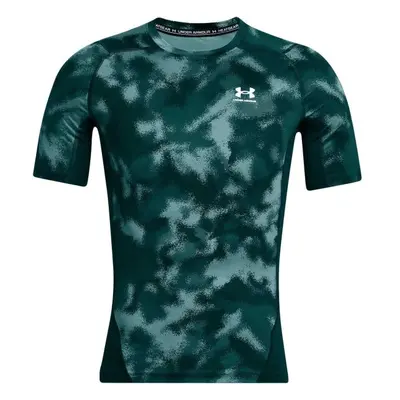 Under Armour HEATGEAR ARMOUR Pánské tričko, tmavě zelená, velikost