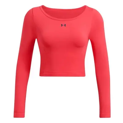 Under Armour TRAIN SEAMLESS LS Dámské tričko, červená, velikost