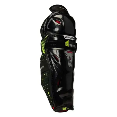 Bauer VAPOR 3X SHIN GUARD JR Juniorské chrániče holení, černá, velikost