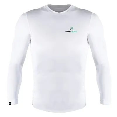 GAMEPATCH COMPRESSION SHIRT Kompresní unisex triko, bílá, velikost