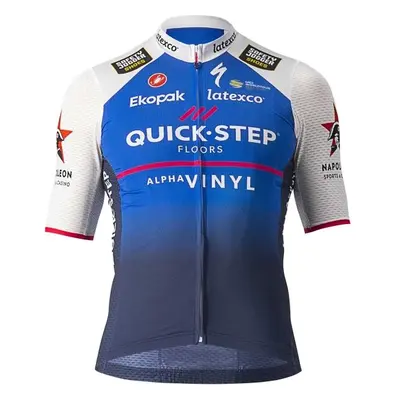 Castelli SOUDAL QUICK-STEP COMPETIZIONE JERSEY Dres na kolo, modrá, velikost