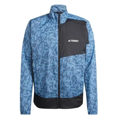 adidas TERREX TRAUL RUNNING JACKET Pánská větrovka, modrá, velikost