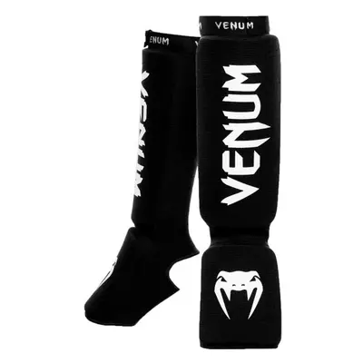 Venum KONTACT SHIN GUARDS Chrániče holení, černá, velikost