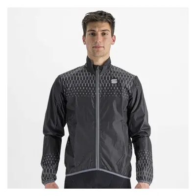 Sportful REFLEX JACKET Pánská cyklistická bunda, černá, velikost