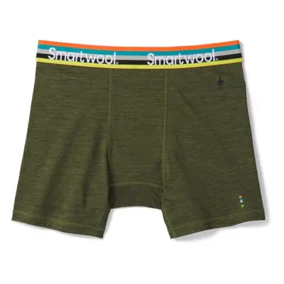 Smartwool MERINO SPORT BOXER BRIEF BOXED Pánské boxerky, khaki, velikost